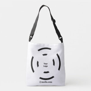 Bolso Cruzado Simple y minimalista logo personalizado elegante a