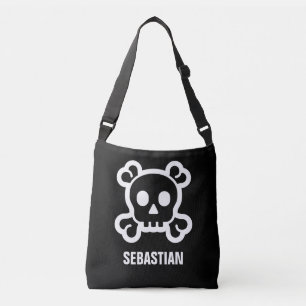 Bolso Cruzado Simplemente símbolos/iconos - CRÁNEO y HUESOS +