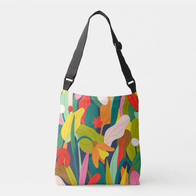 Bolso Cruzado Sinfonía botánica (Anverso)