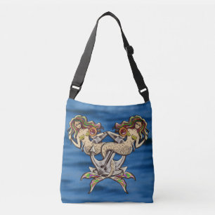 Bolso Cruzado Sirenas aferradas - Diseño Náutico para los amante
