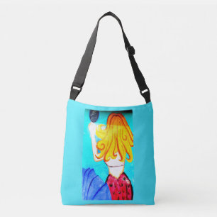 Bolso Cruzado sirenas rubias y triguenas azules