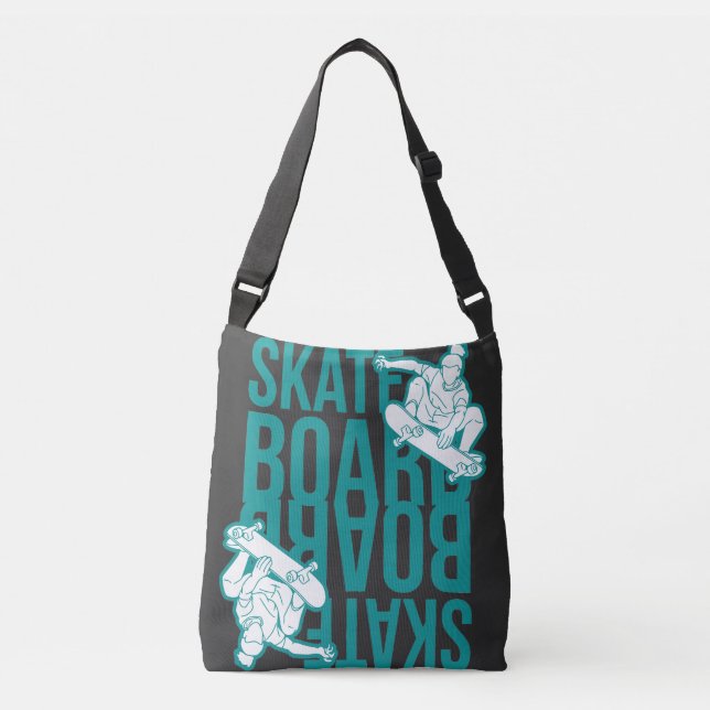 Bolso Cruzado skateboard (Anverso)