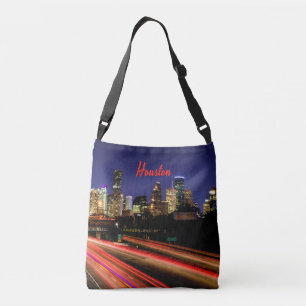 Bolso Cruzado Skyline de Houston Texas