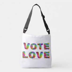 Bolso Cruzado SlipperyJoe voto amor igualdad pelaje de colores d