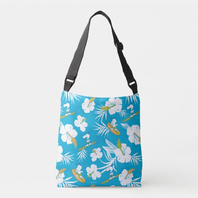 Bolso Cruzado Snoopy Brooklyn Beach Pattern (Anverso)