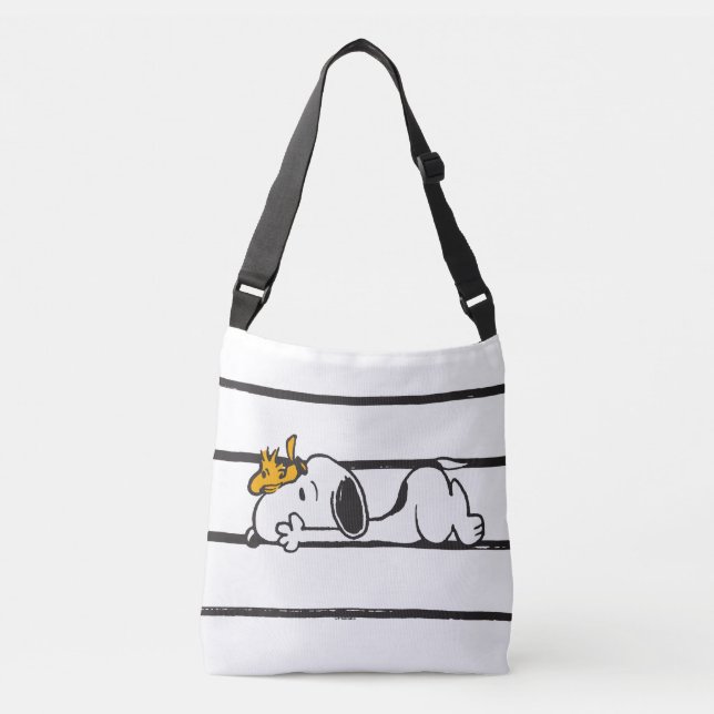 Bolso Cruzado Snoopy & Woodstock | Smile Giggle Laugh (Anverso)