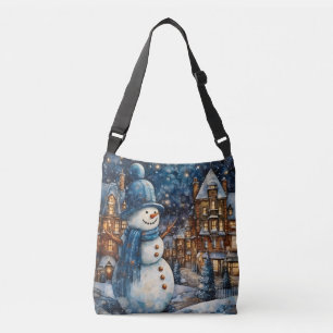 Bolso Cruzado Snowley Winter Town Wonderland