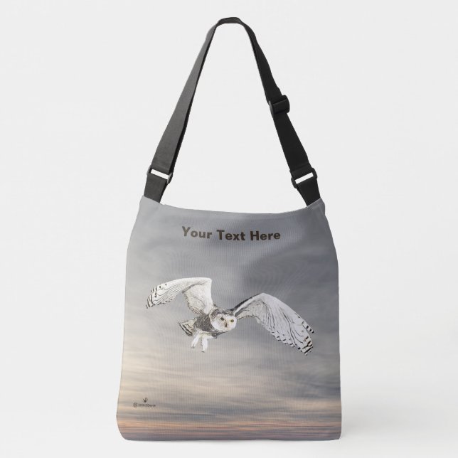 Bolso Cruzado Snowy Owl (Anverso)