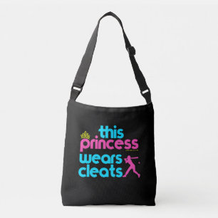 Bolso Cruzado Softball: Esta princesa Wears Cleats - Golly