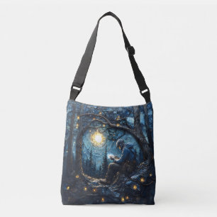 Bolso Cruzado Soldador Cósmico Arte–Obra Maestra de la Noche Est