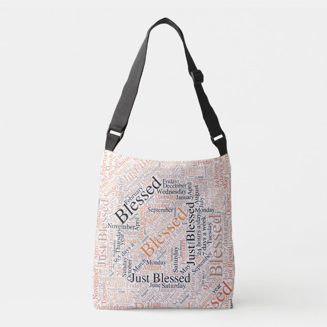 Bolso Cruzado Sólo bendecido (Anverso)