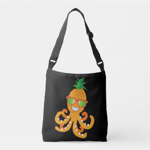 BOLSO CRUZADO SONRIENTE DIVERTIDO PINEAPPLE TROPICAL EXÓTICO OCT