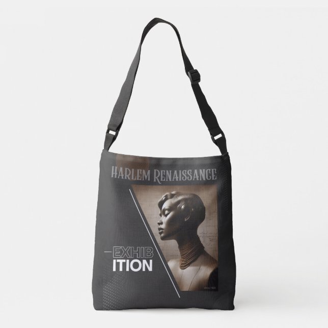 Bolso Cruzado Sophisticated Harlem Renaissance Exhibition (Reverso)