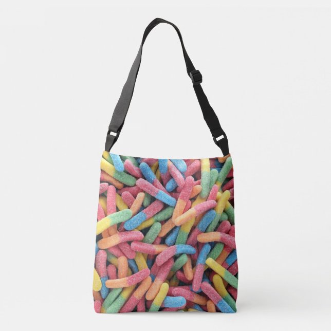 Bolso Cruzado Sour Gummy Worms (Reverso)