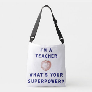 Bolso Cruzado ¿Soy profesor [manzana] cuál es su superpotencia