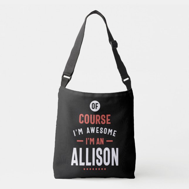 Bolso Cruzado Soy un Allison (Anverso)