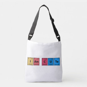 Bolso Cruzado Soy una tabla periódica corta