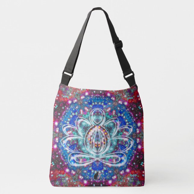 Bolso Cruzado Splendorous Zen Lotus (Anverso)