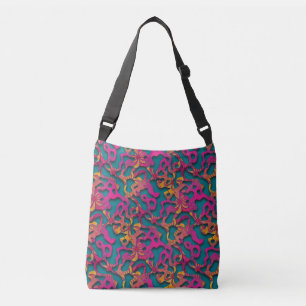 Bolso Cruzado Squiggly Loops patrón sin fisuras 14 + tu trasero.