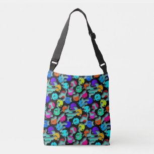 Bolso Cruzado Squiggly Loops sin problemas patrón 09 + tu backgr