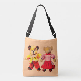 Bolso Cruzado Sr. y la Sra. Teddy Bears: Pareja romántica