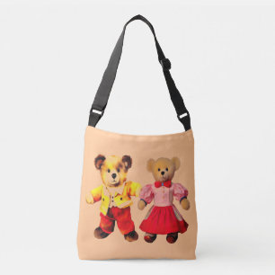 Bolso Cruzado Sr. y la Sra. Teddy Bears: Pareja romántica