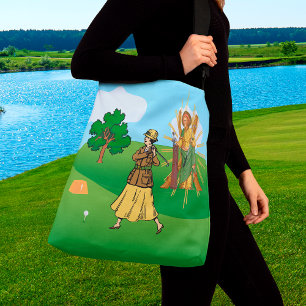 Bolso Cruzado SS. Andrew y Jude con dos mujeres golfistas