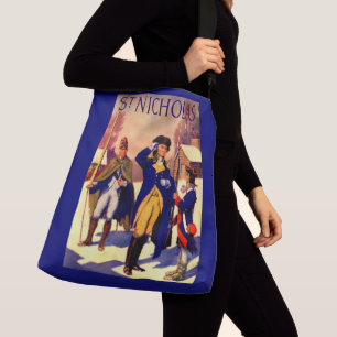 Bolso Cruzado St. Nicholas Febrero 1929 Portada de George Washin