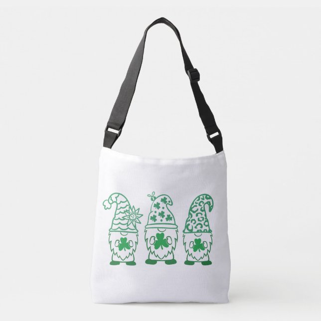 Bolso Cruzado St. Patrick's Day Gnomes-60682 (Anverso)