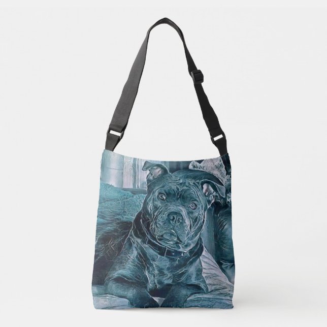 Bolso Cruzado Staffie Tote Bag (Anverso)