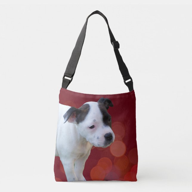Bolso Cruzado Staffordshire Bull Terrier Cuppy Crossbody Bag (Anverso)