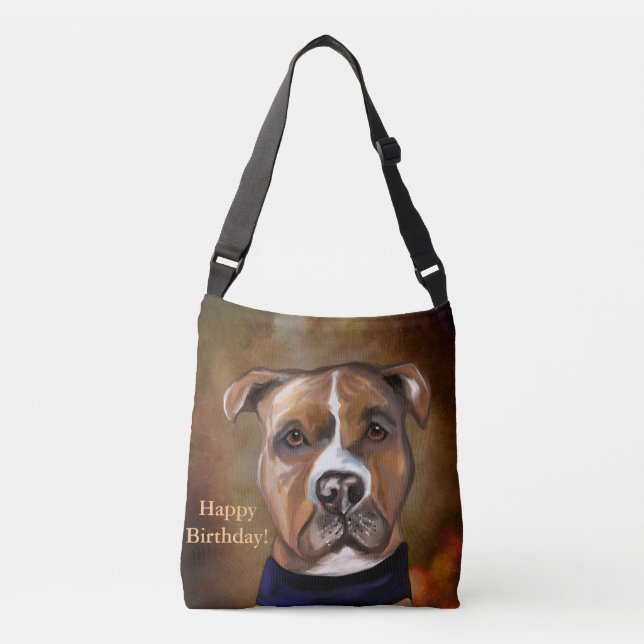 BOLSO CRUZADO STAFFORDSHIRE TERRIER (Anverso)