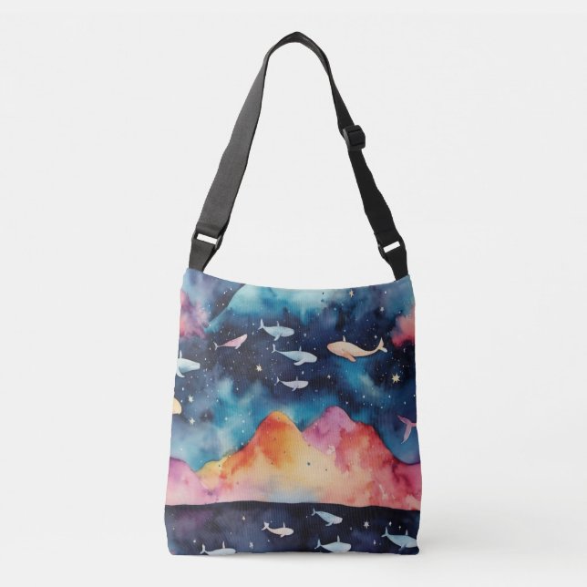 Bolso Cruzado Starry Seascape (Anverso)