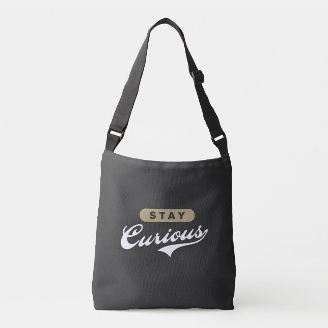Bolso Cruzado Stay Curious (Anverso)