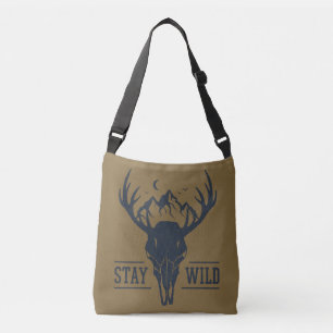 Bolso Cruzado Stay Wild Skull Silhouette