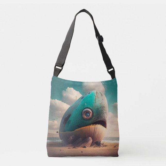 Bolso Cruzado Strange Whale (Anverso)