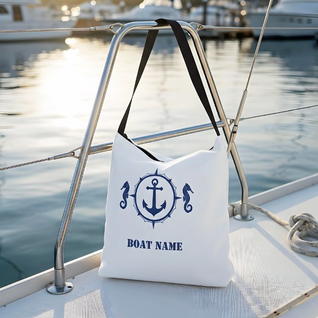 Bolso Cruzado Su nombre de barco cruza el cuerpo Tote caballito  (Subido por el creador)