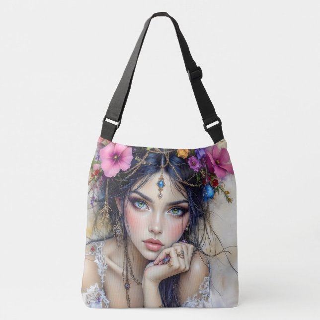 Bolso Cruzado Suavemente bohemio (Anverso)