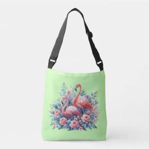Bolso Cruzado Sublimación de flamencos