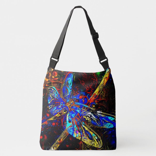 Bolso Cruzado Sueños de la libélula (Anverso)