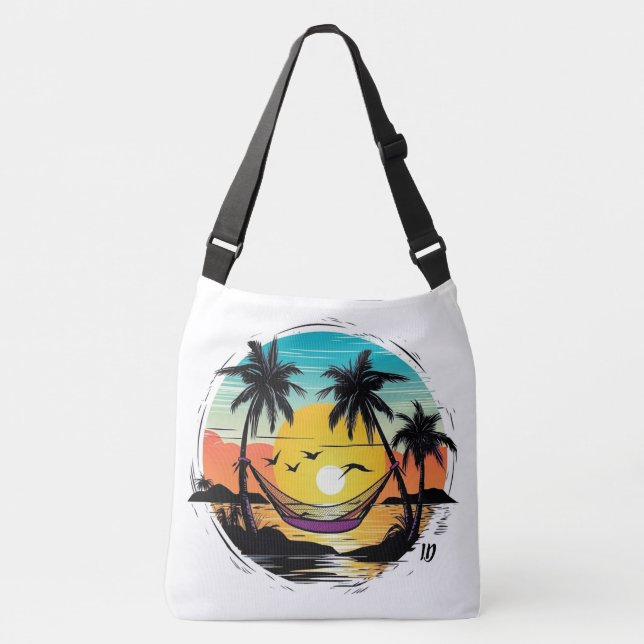 Bolso Cruzado Sueños de las islas - La colección de amigos carib (Anverso)