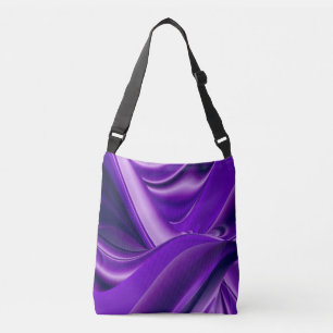Bolso Cruzado Sueños del arcoiris de flores moradas