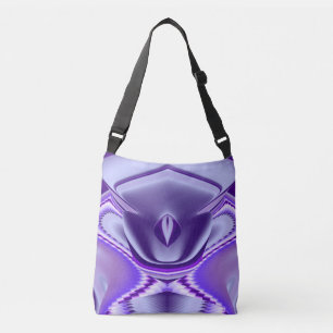 Bolso Cruzado Sueños del arcoiris de flores moradas