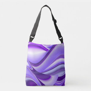 Bolso Cruzado Sueños del arcoiris de flores moradas