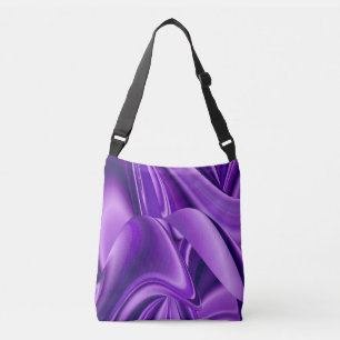 Bolso Cruzado Sueños del arcoiris de flores moradas