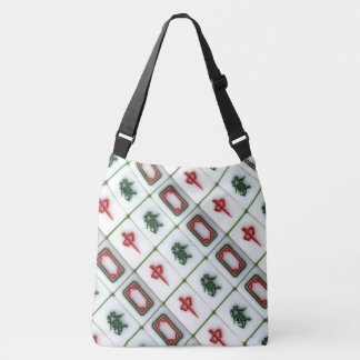 Bolso Cruzado Suerte de los dragones de Mahjong buena