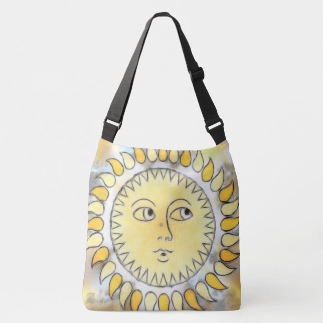 Bolso Cruzado Sunburst Celestial (Anverso)