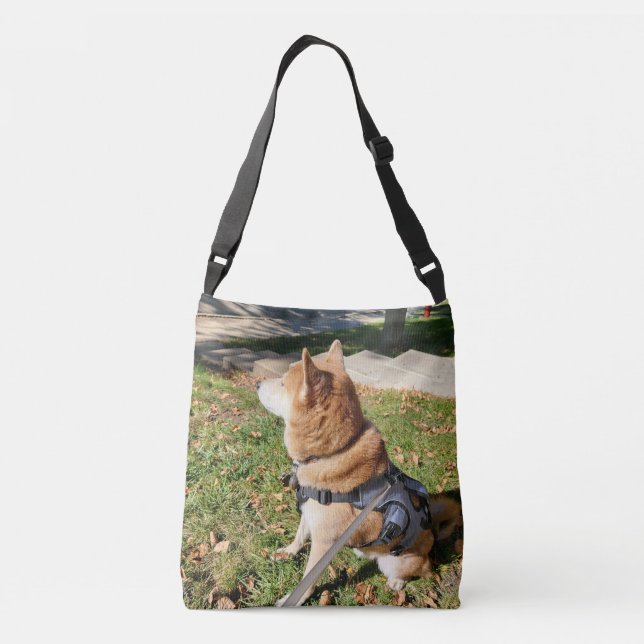 Bolso Cruzado Sunny Day Shiba Inu Tote (Reverso)