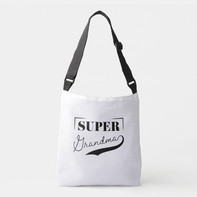 Bolso Cruzado Super Abuela (Anverso)