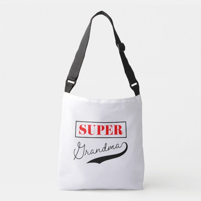 Bolso Cruzado Super Abuela (Anverso)